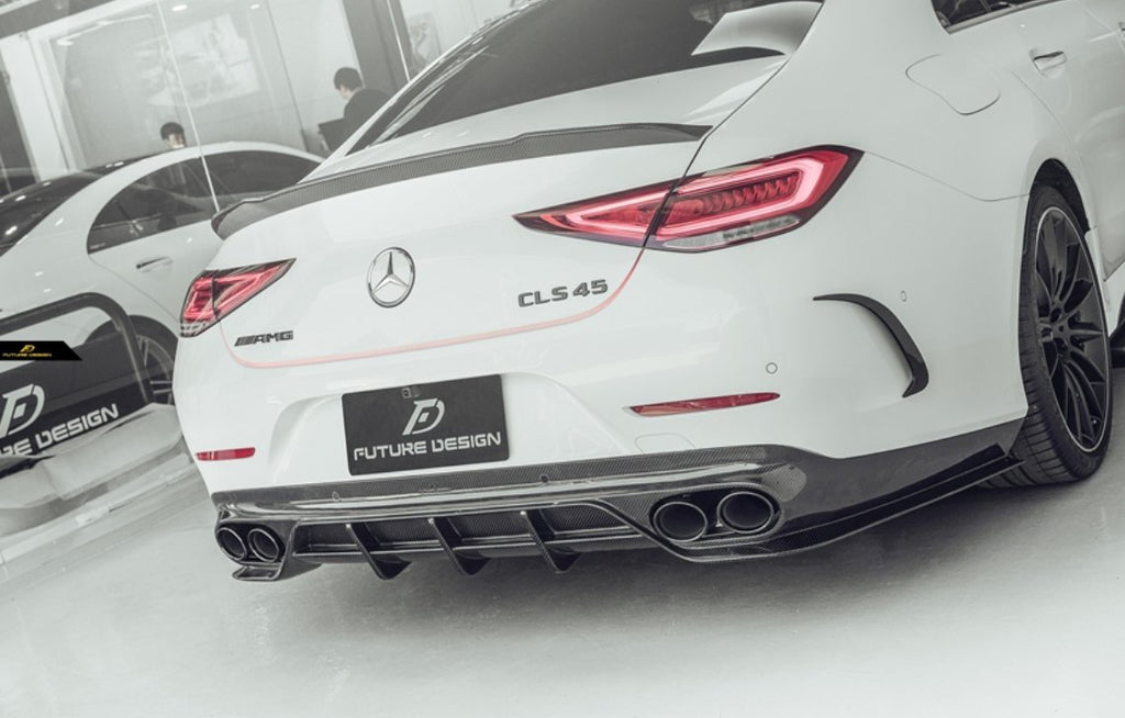 FUTURE DESIGN - MERCEDES BENZ CLS W257 DRY CARBON FIBRE REAR SPOILER V1