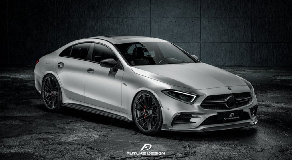 FUTURE DESIGN - MERCEDES BENZ CLS W257 DRY CARBON FIBRE SIDE SKIRTS