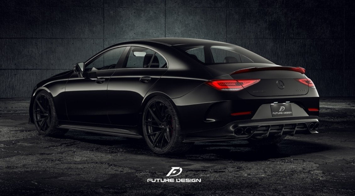 FUTURE DESIGN - MERCEDES BENZ CLS W257 DRY CARBON FIBRE SIDE SKIRTS