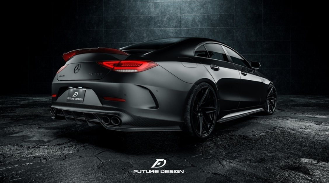 FUTURE DESIGN - MERCEDES BENZ CLS W257 DRY CARBON FIBRE SIDE SKIRTS