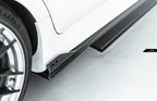 FUTURE DESIGN - MERCEDES BENZ CLS W257 DRY CARBON FIBRE SIDE SKIRTS GTS STYLE