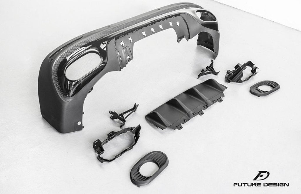FUTURE DESIGN - MERCEDES BENZ GLB X247 "GLB35 STYLE"  REAR BUMPER PP PLASTIC