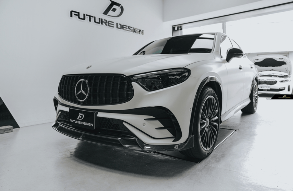 FUTURE DESIGN - MERCEDES BENZ GLC COUPE 2024+ CARBON FIBER FRONT LIP
