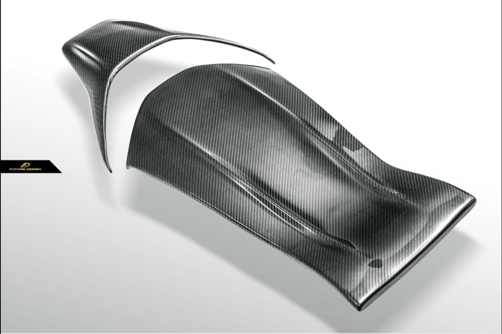 FUTURE DESIGN - MERCEDES BENZ W205 C63 / C63S / C43 / C117 CLA45 CARBON FIBRE  BUCKET SEAT BACK COVER