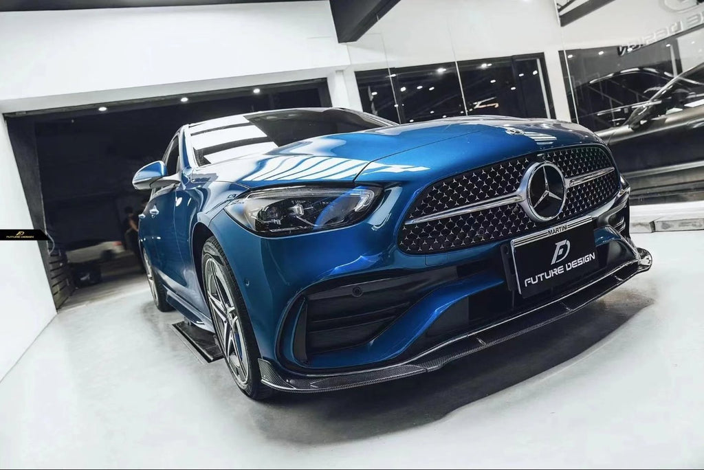 FUTURE DESIGN - MERCEDES BENZ W206 C CLASS C300 CARBON FIBRE FRONT LIP