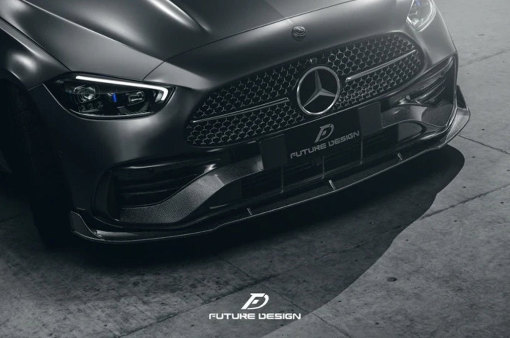 FUTURE DESIGN - MERCEDES BENZ W206 C CLASS C300 CARBON FIBRE FRONT LIP