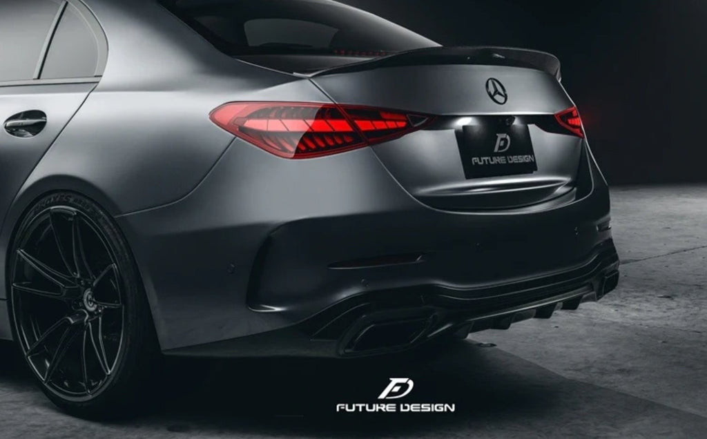 FUTURE DESIGN - MERCEDES BENZ W206  C CLASS / C43 / C63 CARBON FIBRE REAR SPOILER