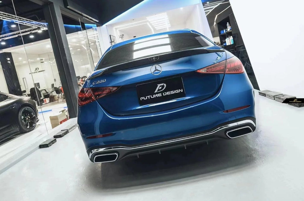 FUTURE DESIGN - MERCEDES BENZ W206  C CLASS / C43 / C63 CARBON FIBRE REAR SPOILER