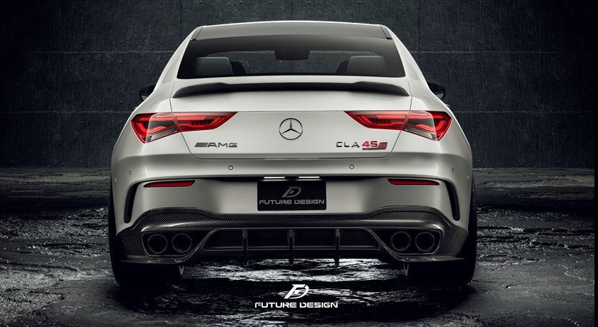 FUTURE DESIGN - MERCEDES CLA C118 GT CARBON FIBRE REAR DIFFUSER