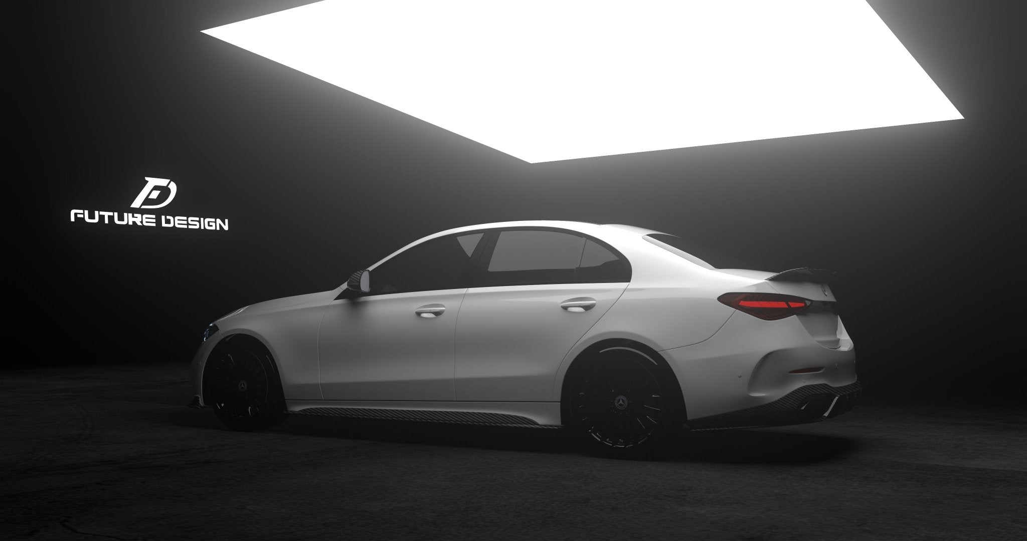 FUTURE DESIGN - MERCEDES CLA C118 GT CARBON FIBRE REAR DIFFUSER