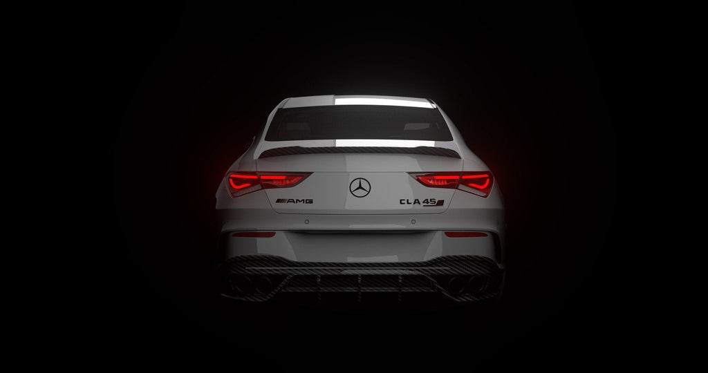 FUTURE DESIGN - MERCEDES CLA C118 GT CARBON FIBRE REAR DIFFUSER