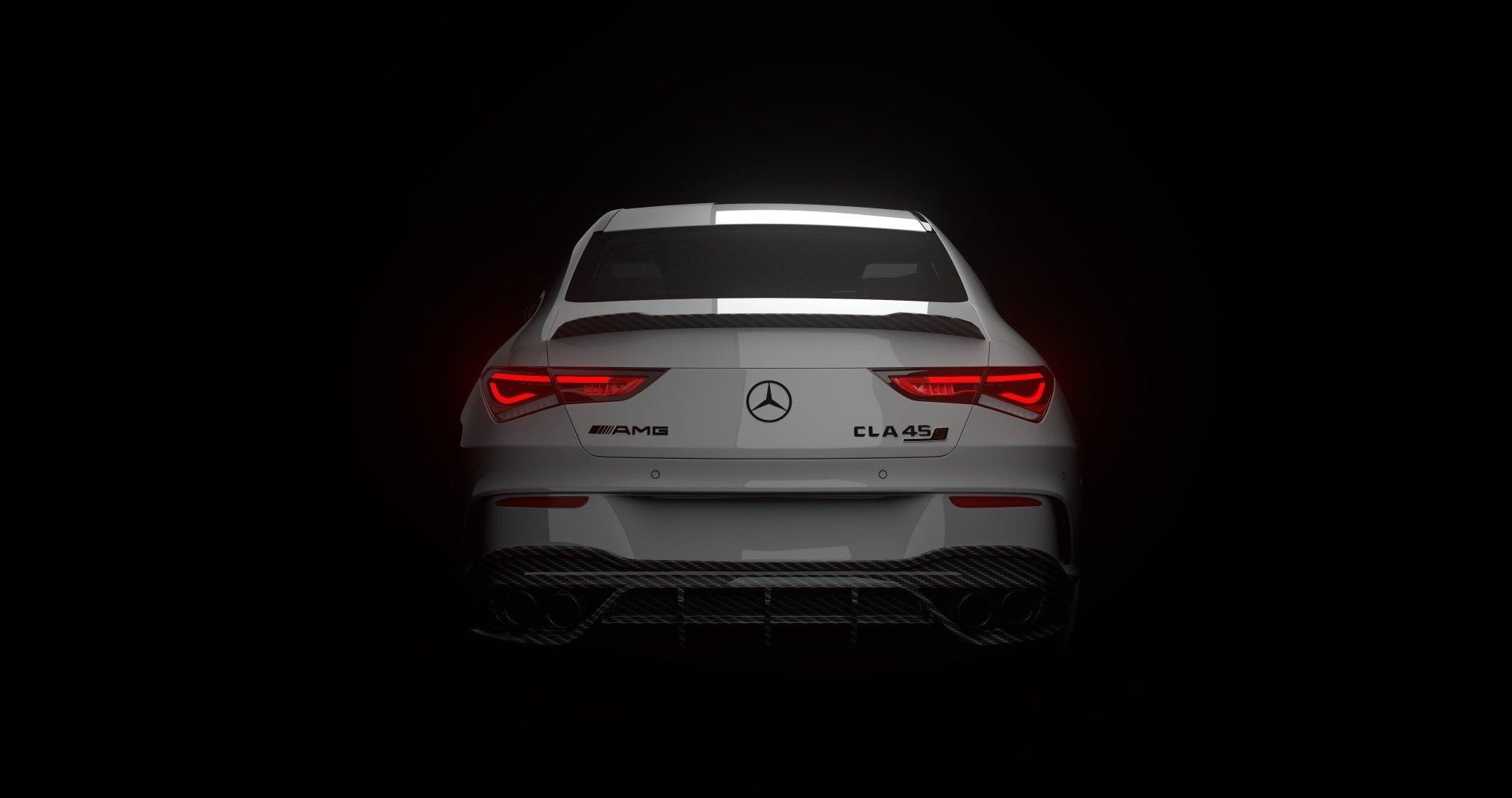 FUTURE DESIGN - MERCEDES CLA C118 GT CARBON FIBRE REAR DIFFUSER