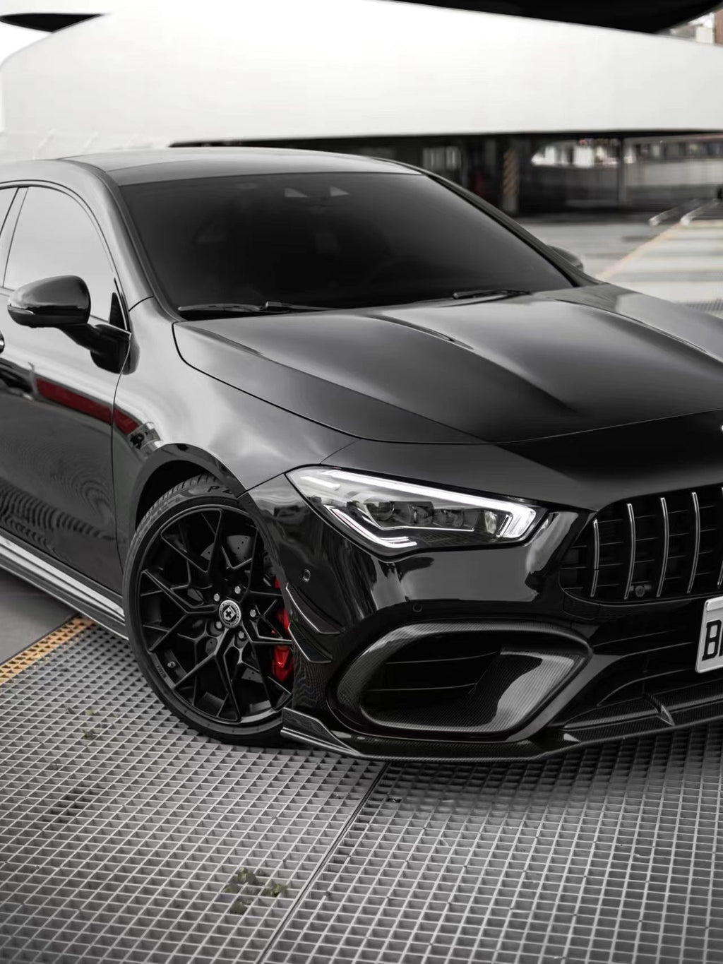 FUTURE DESIGN - MERCEDES CLA CLA45 C118 GT CARBON FIBRE FRONT LIP