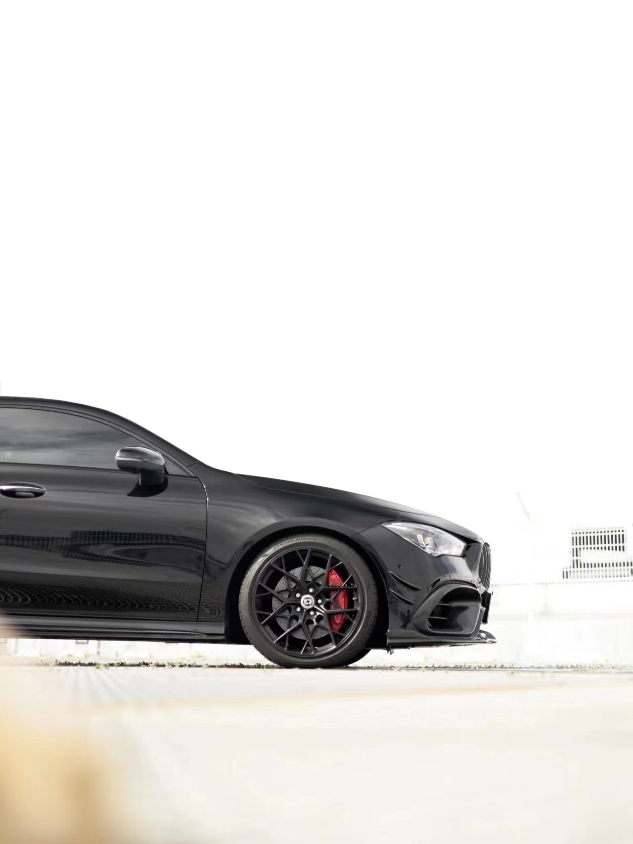 FUTURE DESIGN - MERCEDES CLA CLA45 C118 GT CARBON FIBRE FRONT LIP