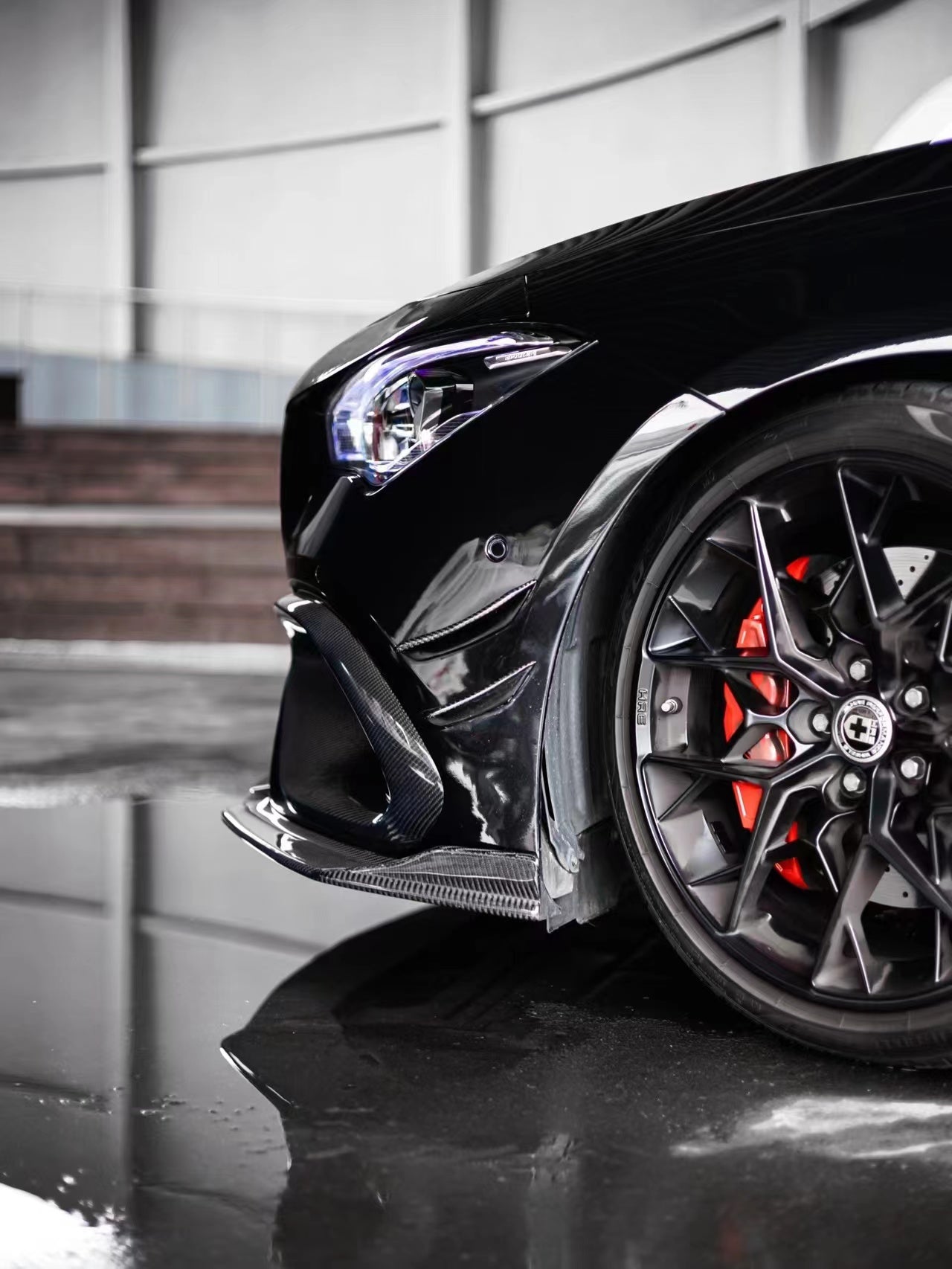 FUTURE DESIGN - MERCEDES CLA CLA45 C118 GT CARBON FIBRE FRONT LIP