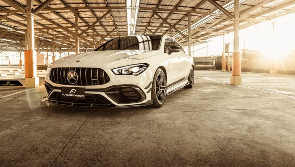 FUTURE DESIGN - MERCEDES CLA CLA45 C118 GT CARBON FIBRE FRONT LIP