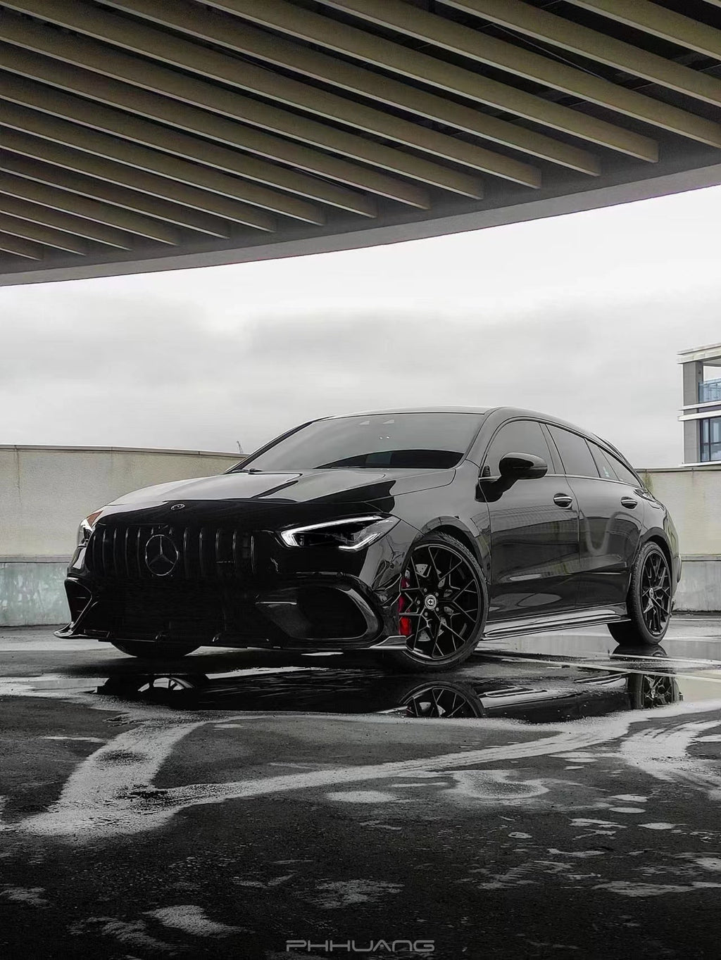 FUTURE DESIGN - MERCEDES CLA CLA45 C118 GT CARBON FIBRE FRONT LIP