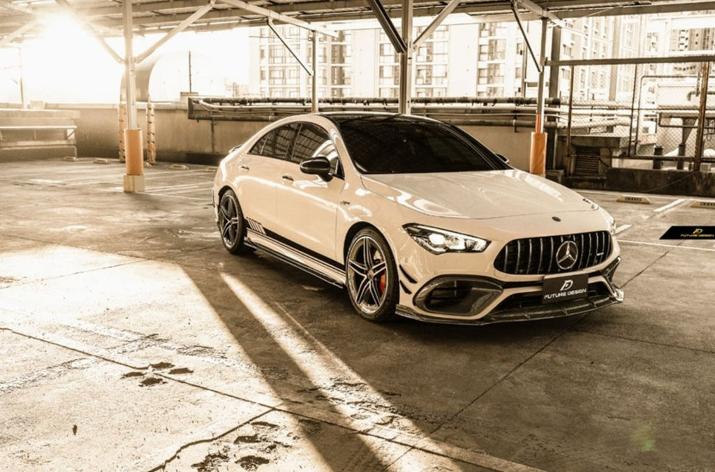 FUTURE DESIGN - MERCEDES CLA CLA45 C118 GT CARBON FIBRE FRONT LIP