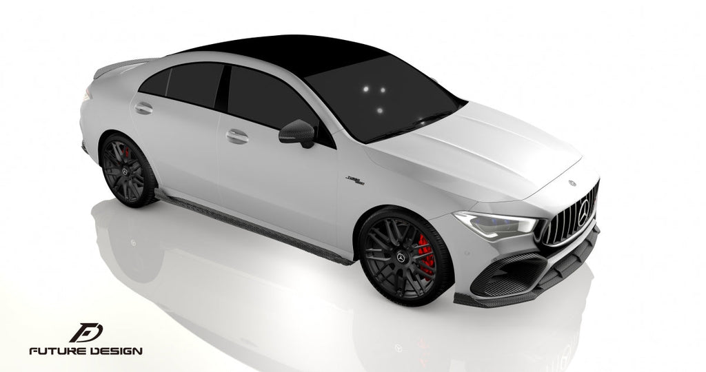 FUTURE DESIGN - MERCEDES CLA CLA45 C118 GT CARBON FIBRE FRONT LIP