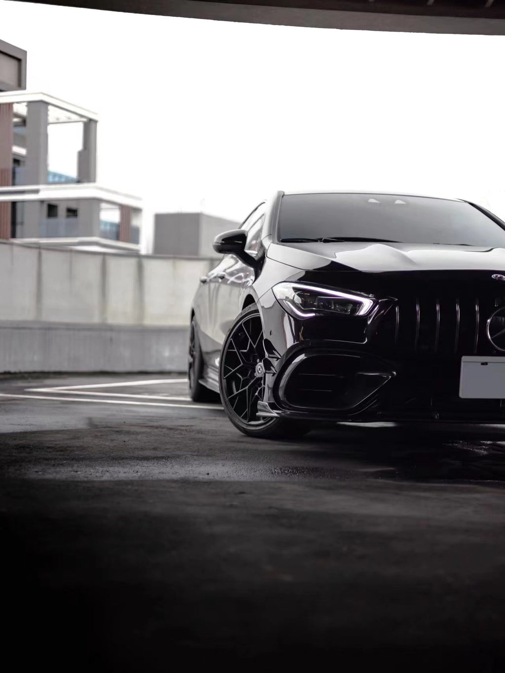 FUTURE DESIGN - MERCEDES CLA CLA45 C118 GT CARBON FIBRE FRONT LIP