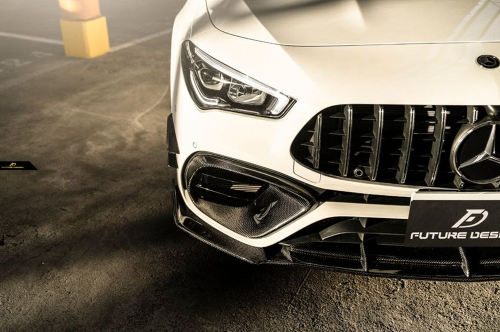 FUTURE DESIGN - MERCEDES CLA CLA45 C118 GT CARBON FIBRE FRONT LIP