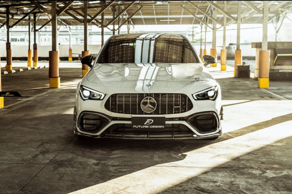 FUTURE DESIGN - MERCEDES CLA CLA45 C118 GT CARBON FIBRE FRONT LIP