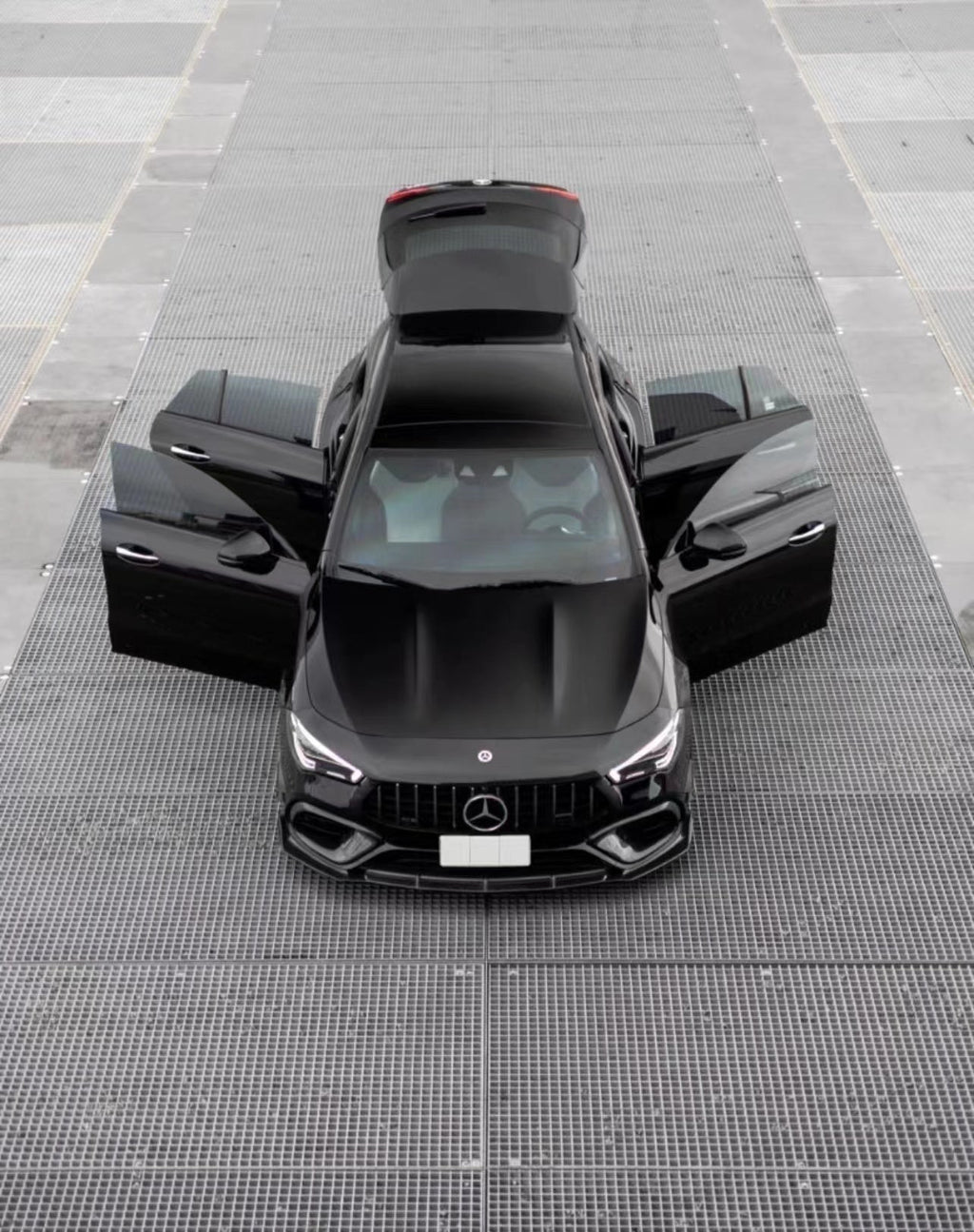 FUTURE DESIGN - MERCEDES CLA CLA45 C118 GT CARBON FIBRE FRONT LIP