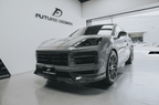 FUTURE DESIGN - PORSCHE CAYENNE COUPE 2024+ DRY CARBON FIBER FRONT LIP