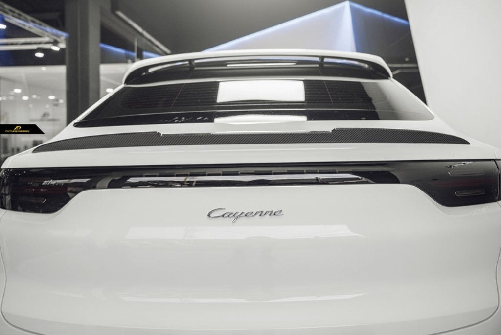 FUTURE DESIGN - PORSCHE CAYENNE COUPE 9Y3 DRY CARBON FIBRE SPOILER