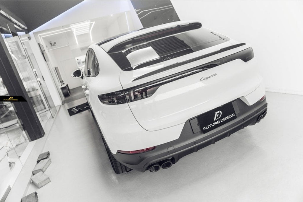 FUTURE DESIGN - PORSCHE CAYENNE COUPE 9Y3 DRY CARBON FIBRE SPOILER