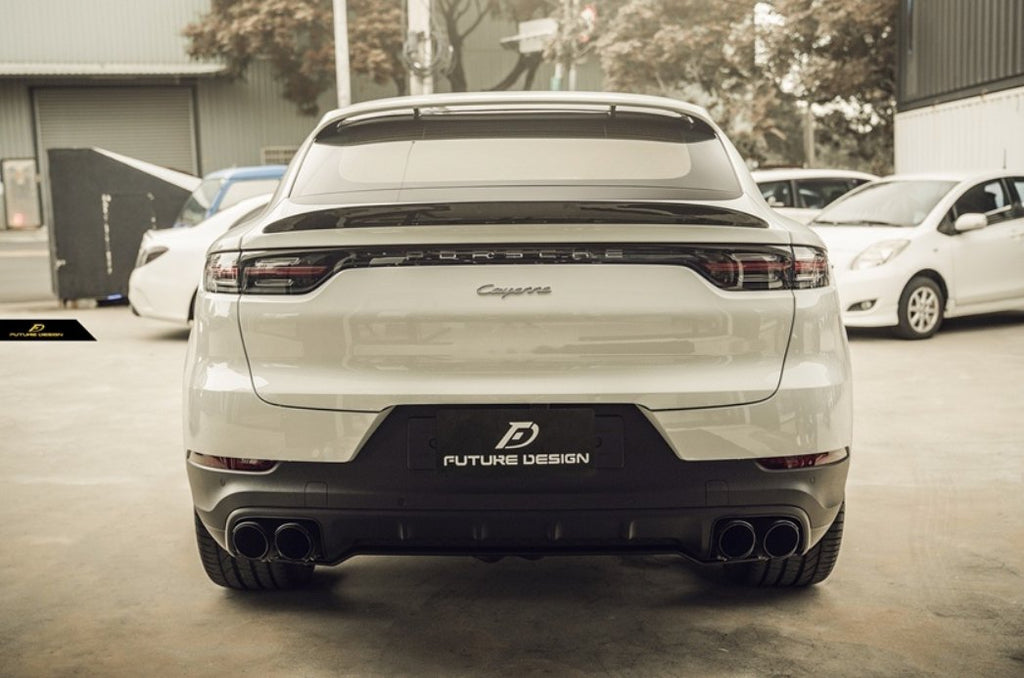 FUTURE DESIGN - PORSCHE CAYENNE COUPE 9Y3 DRY CARBON FIBRE SPOILER V2