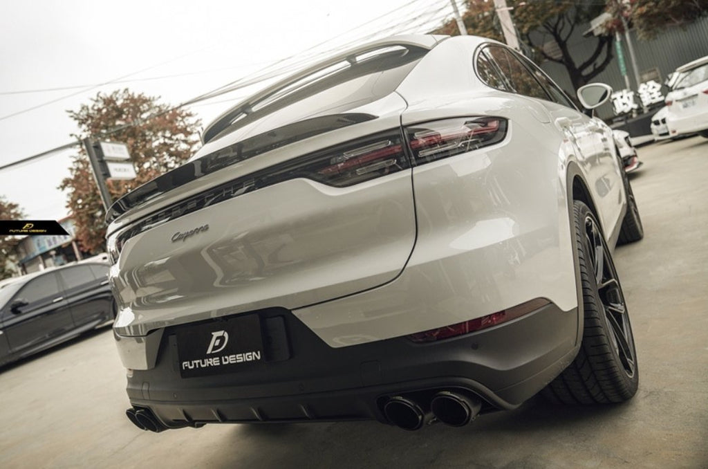 FUTURE DESIGN - PORSCHE CAYENNE COUPE 9Y3 DRY CARBON FIBRE SPOILER V2