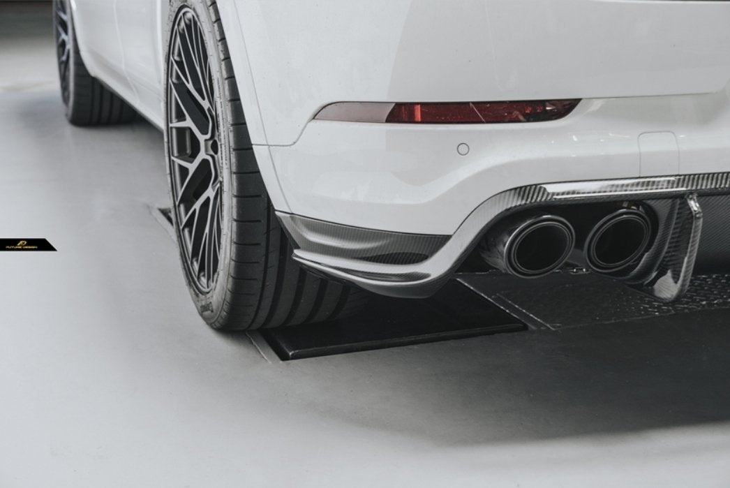 FUTURE DESIGN - PORSCHE CAYENNE COUPE DRY CARBON FIBRE REAR DIFFUSER