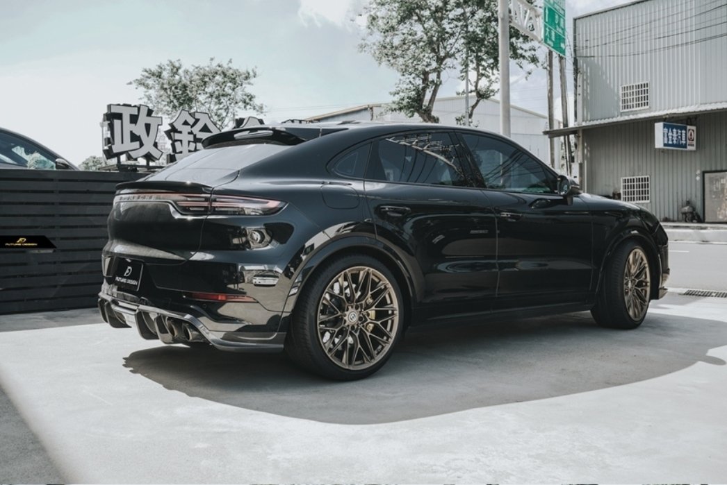 FUTURE DESIGN - PORSCHE CAYENNE COUPE DRY CARBON FIBRE REAR DIFFUSER