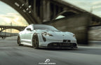 FUTURE DESIGN - PORSCHE TAYCAN CARBON FIBRE FRONT LIP SPLITTER V2