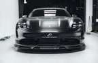 FUTURE DESIGN - PORSCHE TAYCAN CARBON FIBRE FRONT LIP SPLITTER V2