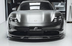 FUTURE DESIGN - PORSCHE TAYCAN CARBON FIBRE FRONT LIP SPLITTER V2