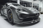 FUTURE DESIGN - PORSCHE TAYCAN CARBON FIBRE FRONT LIP SPLITTER V2