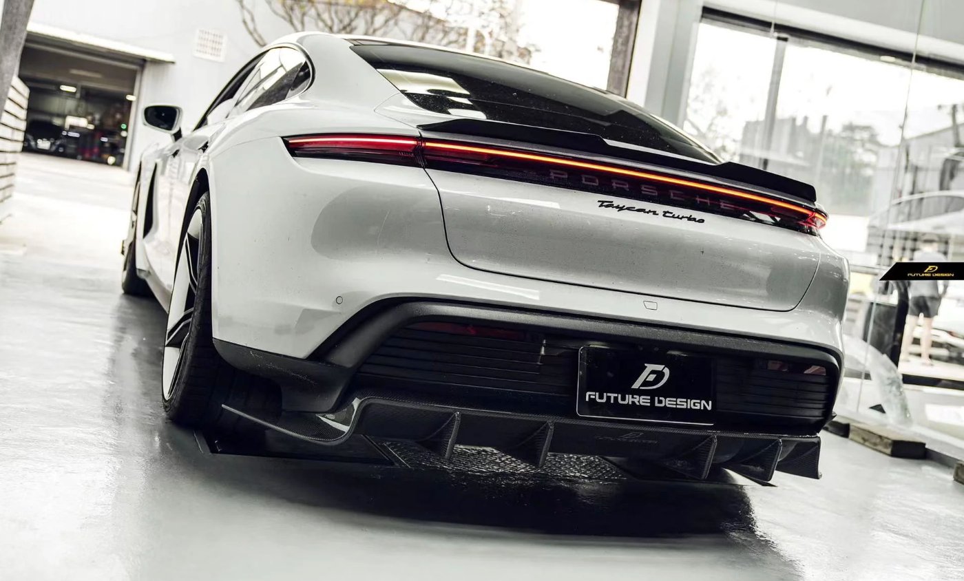 FUTURE DESIGN - PORSCHE TAYCAN CARBON FIBRE REAR SPOILER