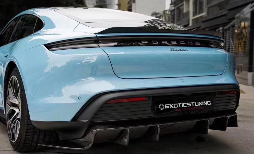 FUTURE DESIGN - PORSCHE TAYCAN CARBON FIBRE REAR SPOILER
