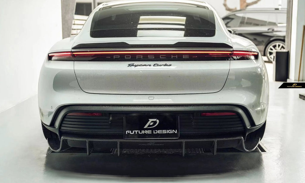FUTURE DESIGN - PORSCHE TAYCAN CARBON FIBRE REAR SPOILER