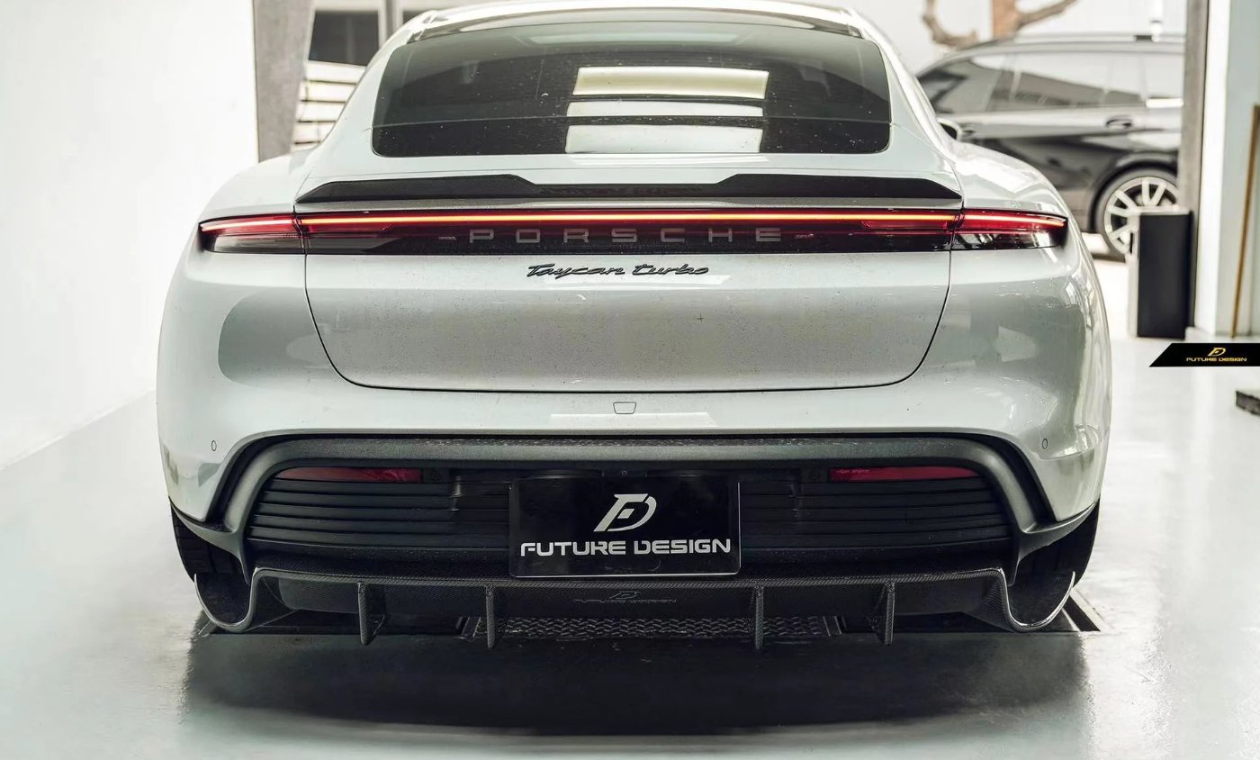 FUTURE DESIGN - PORSCHE TAYCAN CARBON FIBRE REAR SPOILER