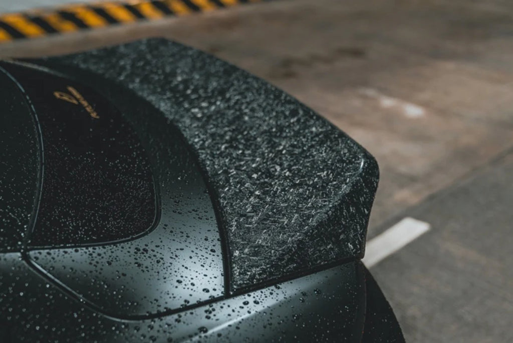 FUTURE DESIGN - PORSCHE TAYCAN CARBON FIBRE REAR SPOILER V2