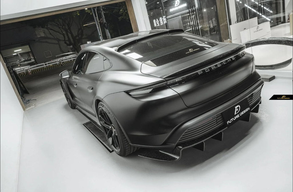 FUTURE DESIGN - PORSCHE TAYCAN CARBON FIBRE ROOF SPOILER