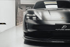 FUTURE DESIGN - PORSCHE TAYCAN DRY CARBON FIBRE FRONT BUMPER AIR INTAKES
