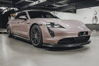 FUTURE DESIGN - PORSCHE TAYCAN DRY CARBON FIBRE FRONT BUMPER AIR INTAKES