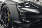 FUTURE DESIGN - PORSCHE TAYCAN DRY CARBON FIBRE FRONT BUMPER AIR INTAKES