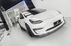 FUTURE DESIGN - TESLA MODEL 3 DRY CARBON FRONT BUMPER CANARD