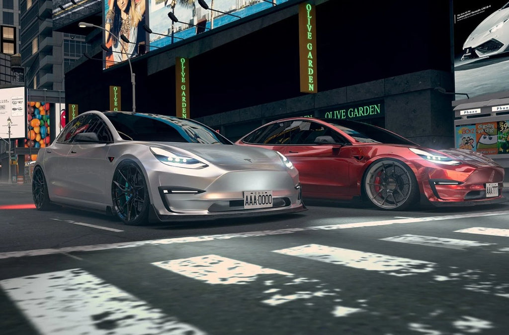 FUTURE DESIGN - TESLA MODEL 3 DRY CARBON FRONT LIP