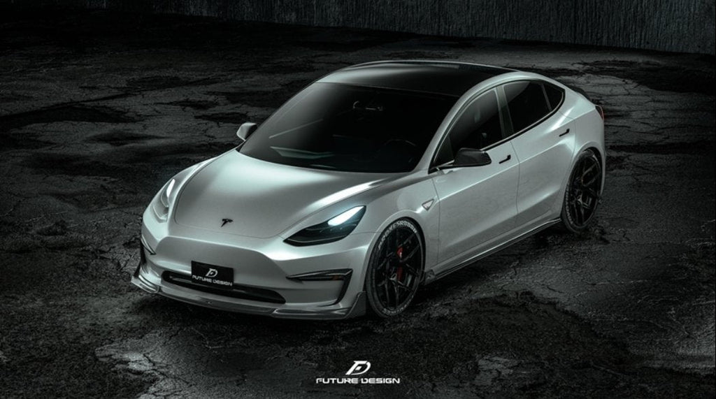 FUTURE DESIGN - TESLA MODEL 3 DRY CARBON FRONT LIP